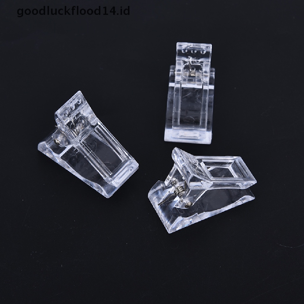 [OOID] Nail Tips Clip Transparent Finger Building Gel Extension Nails Art Manicure Tool ID