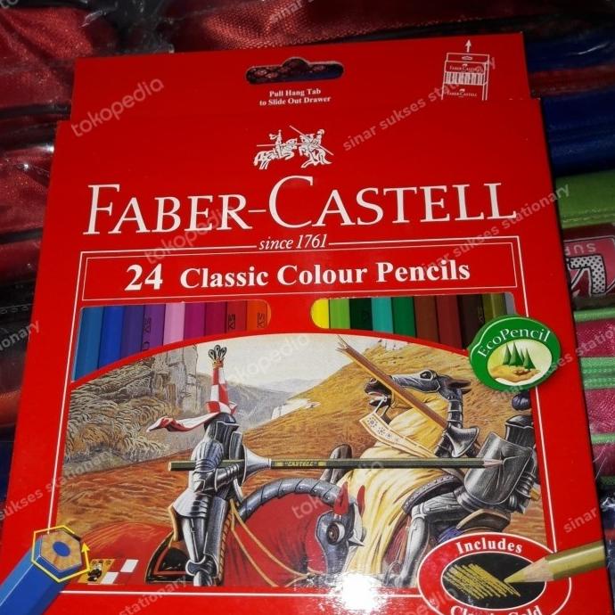 

Pinsil Warna Faber Castell 24 Classic - Pensil Warna Faber Castell 24