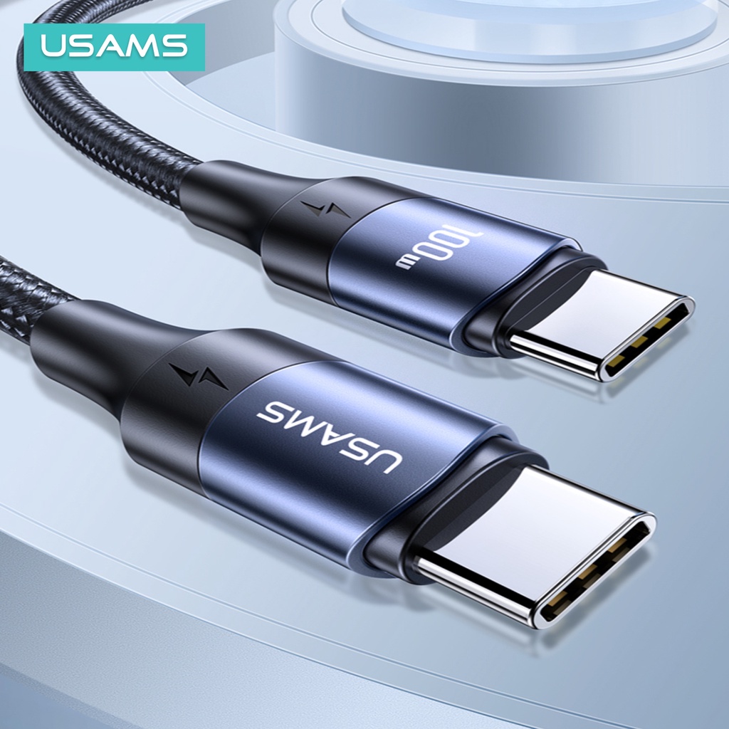 USAMS U71 Kabel Data Fast Charging Type C to Type C PD 100W