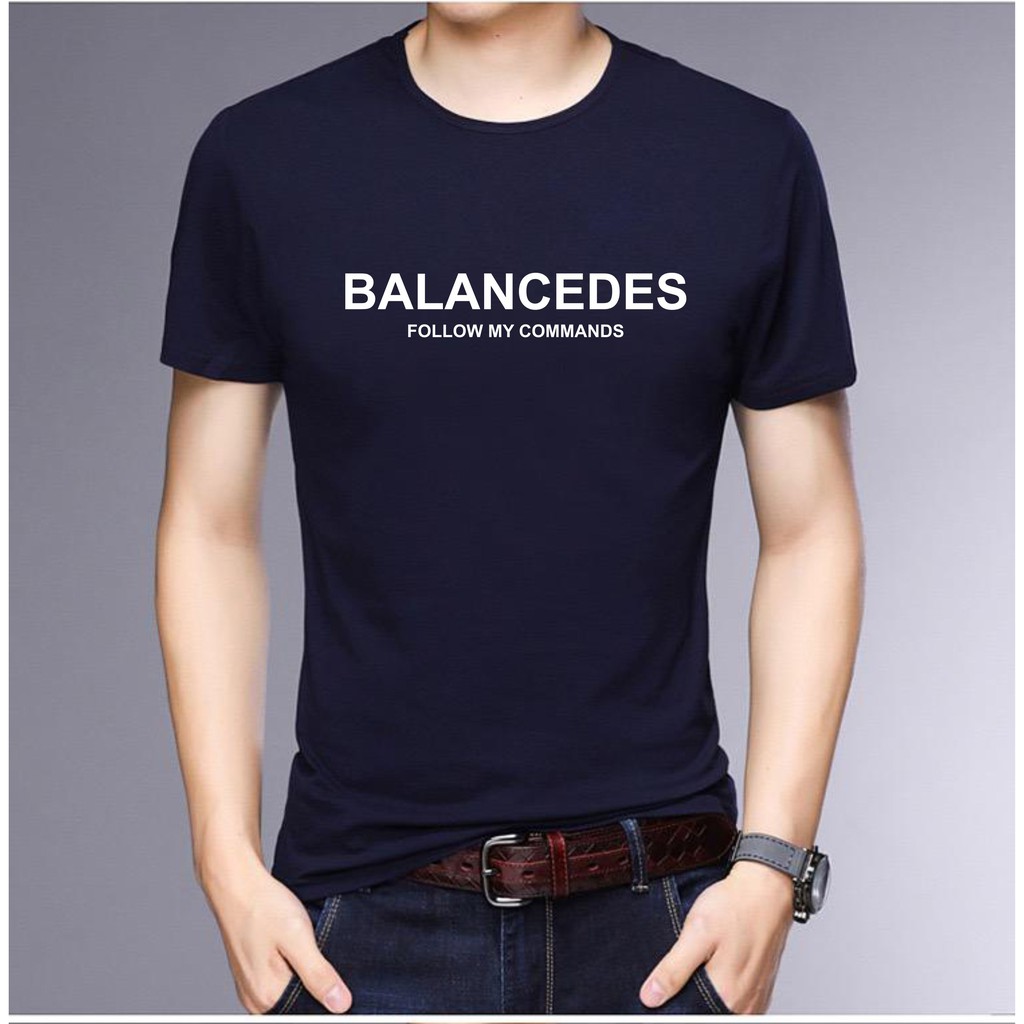 BS//TERLARIS//BAJU KAOS BALANCEDES TANGAN PENDEK PRIA DAN WANITA//GOOD QUALITY