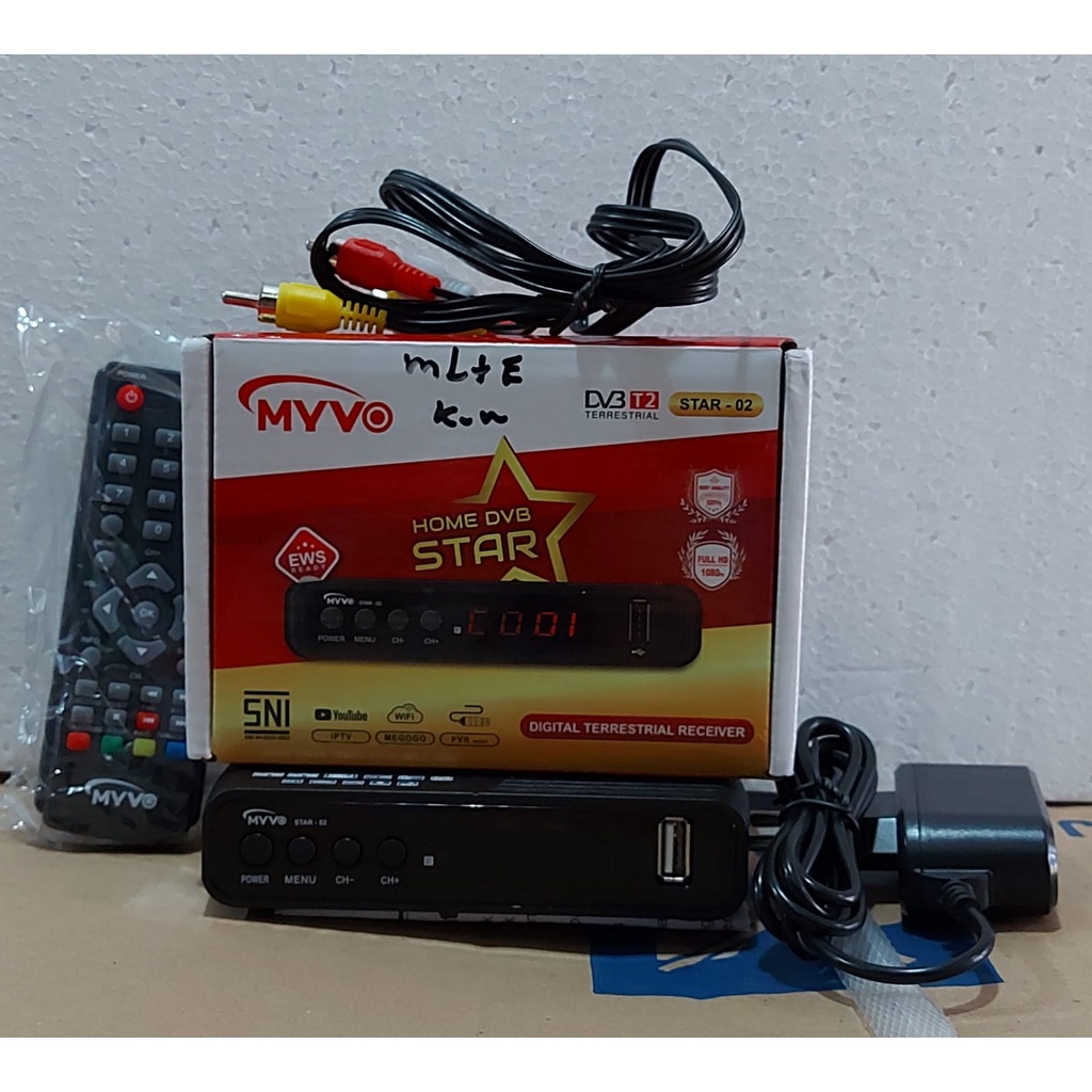 Set Top Box TV Digital DVB T2 Star - 02 HOME DVB STAR