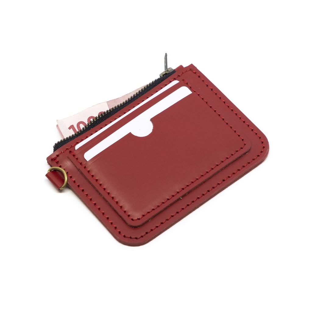 dompet kartu kulit asli card wallet slim stnk uang koin PHWL1044