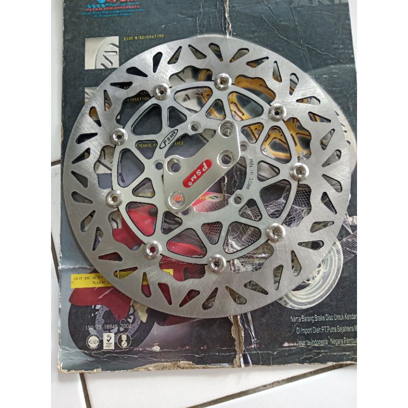 piringan cakram disk disc PSM Titanium floating vixion 320mm scorpio byson