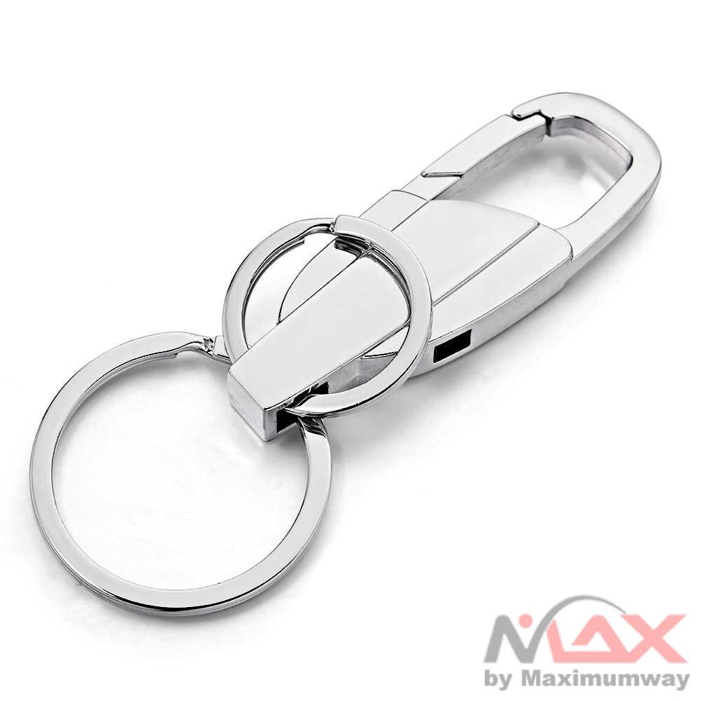 Taffware Gantungan Kunci Carabiner Keychain Stainless Steel - K372 Warna Silver