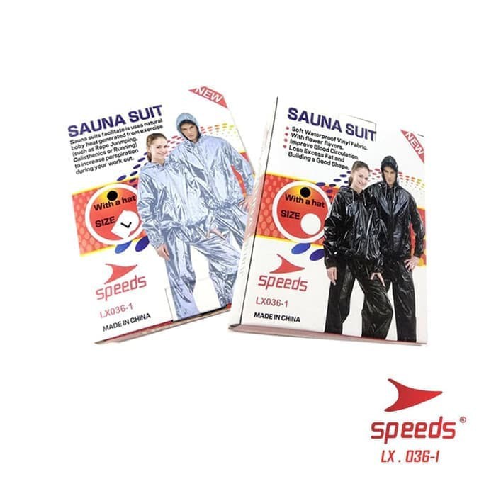 SPEEDS LX 036-1 BAJU SAUNA SUIT IMPORT JAKET SAUNA SET