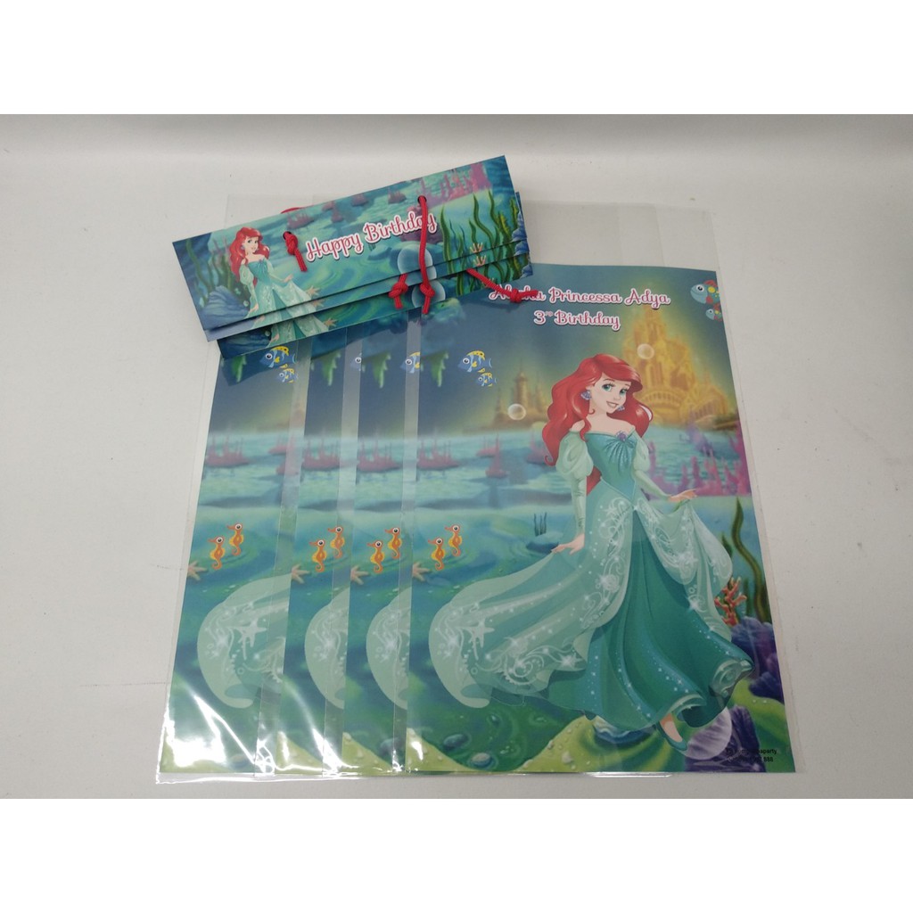 

plastik snack mermaid / kantong snack mermaid / plastik bingkisan snack mermaid