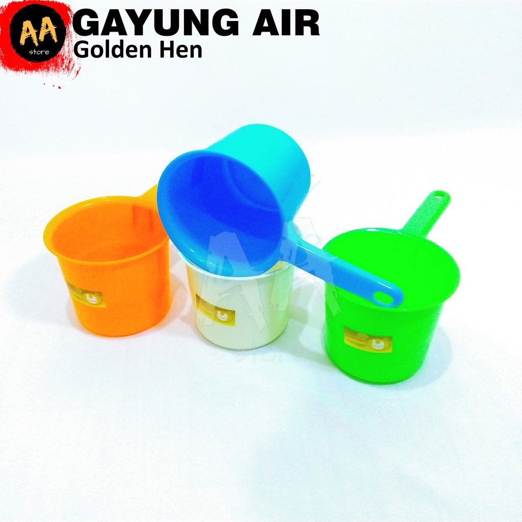 Ciduk/Sendok/Timba/Centong Air/Gayung Plastik Golden Hen