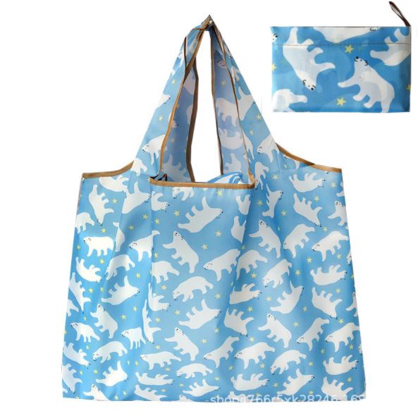 Tas Tote Bag Belanja Wanita Totebag Lipat Shopping Bag Eco Friendly Waterproof