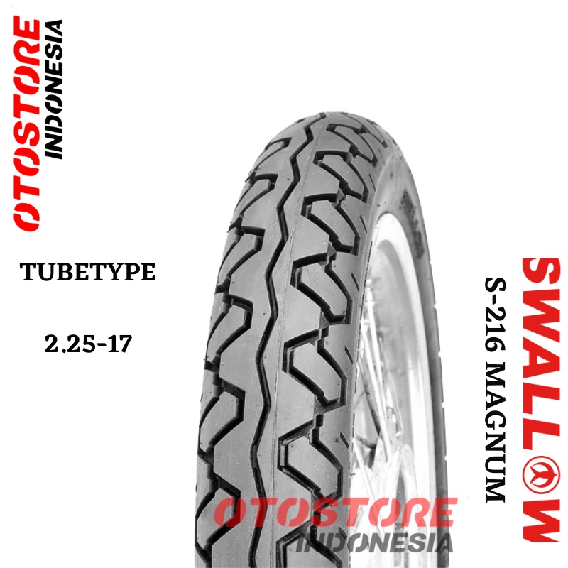 Ban Luar Motor Swallow MAGNUM S216 225 Ring 17 Tube Type