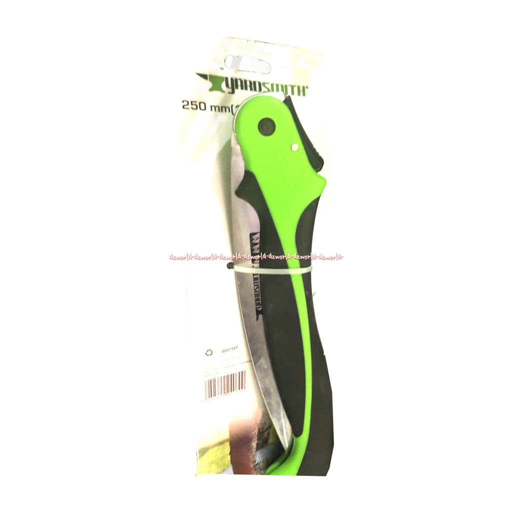 Yardsmith 250mm Pisau Lipat Otomatis Untuk Tanaman Pisau Taman Knife Foadable Green Hijau