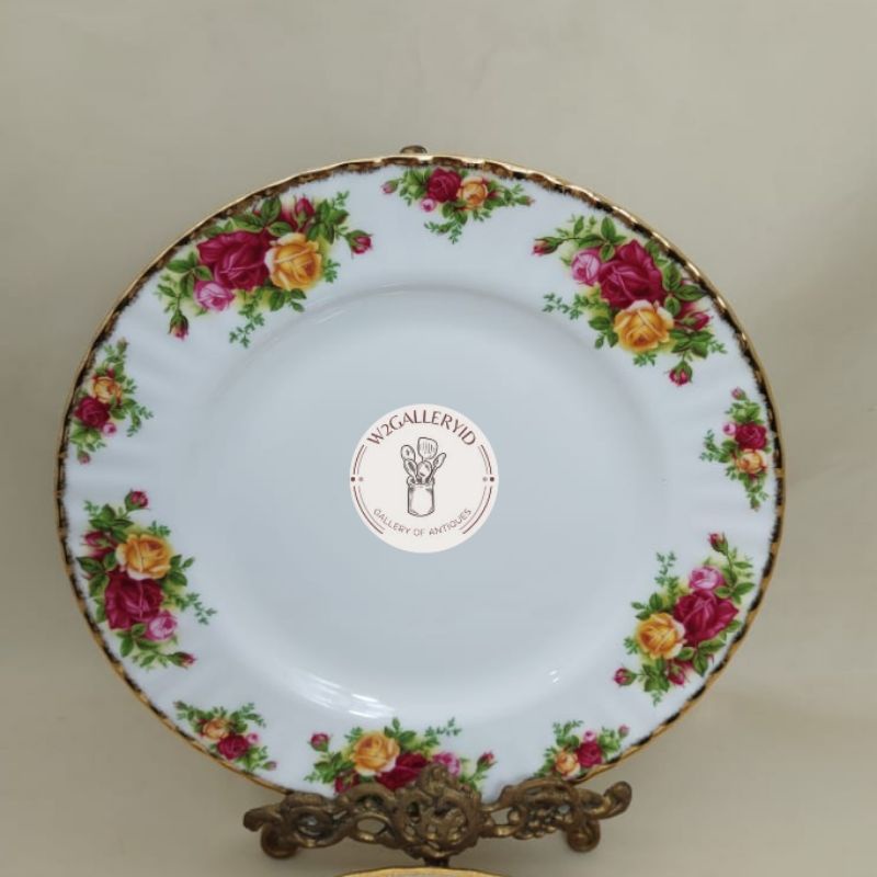 Royal Albert Old Country Roses Plate/piring makan Royal Albert OCR/piring makan uk 26cm