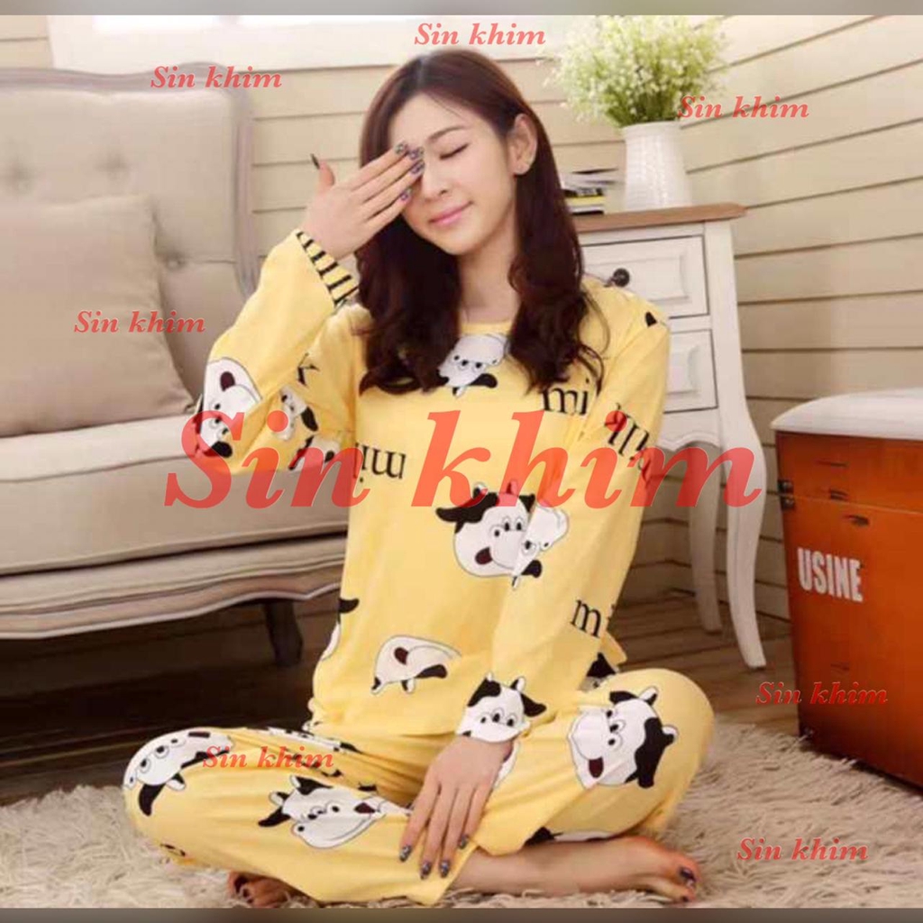 RAINBOW- Piyama /Baju Tidur Dewasa PP Lengan Panjang Celana Panjang/ Import MIX VY 1