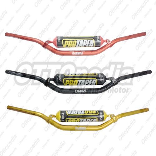 Stir Stang Fatbar + Busa Protaper Ori Fuzion Vixion Trail Klx Scorpio X ride Tiger Verza Mega Pro