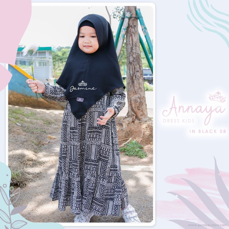 ANNAYA KIDS DRESS || Gamis Anak Original By JASMINE LIDIA HADIWINOTO