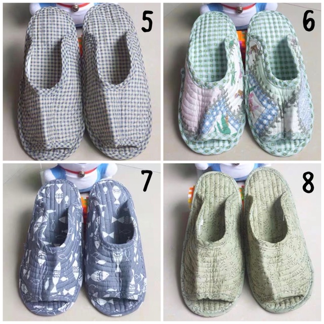 Sandal Shabby Murah Sendal Rumah Wanita Anti Slip Quilt Patchwork Size Besar