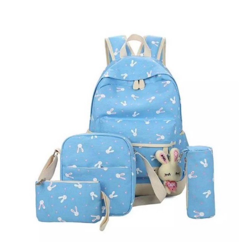 tas sekolah ransel motif kelinci
