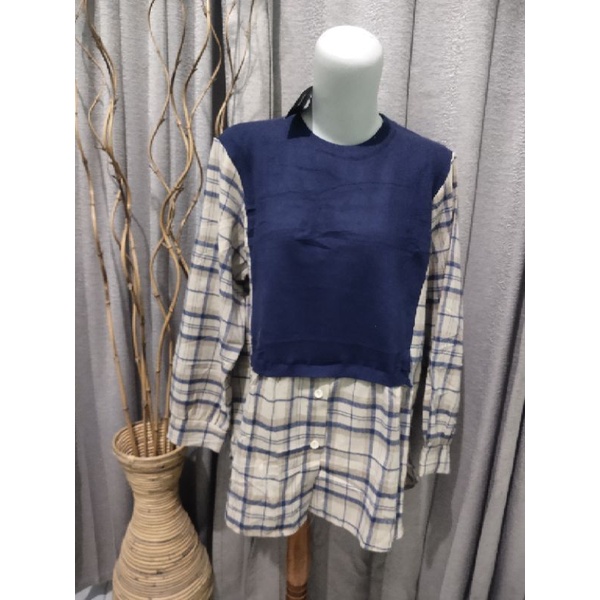 BLOUSE ZARA WOMAN | ATASAN KOREA STYLE ZARA WOMAN | ATASAN RAJUT ZARA WOMAN