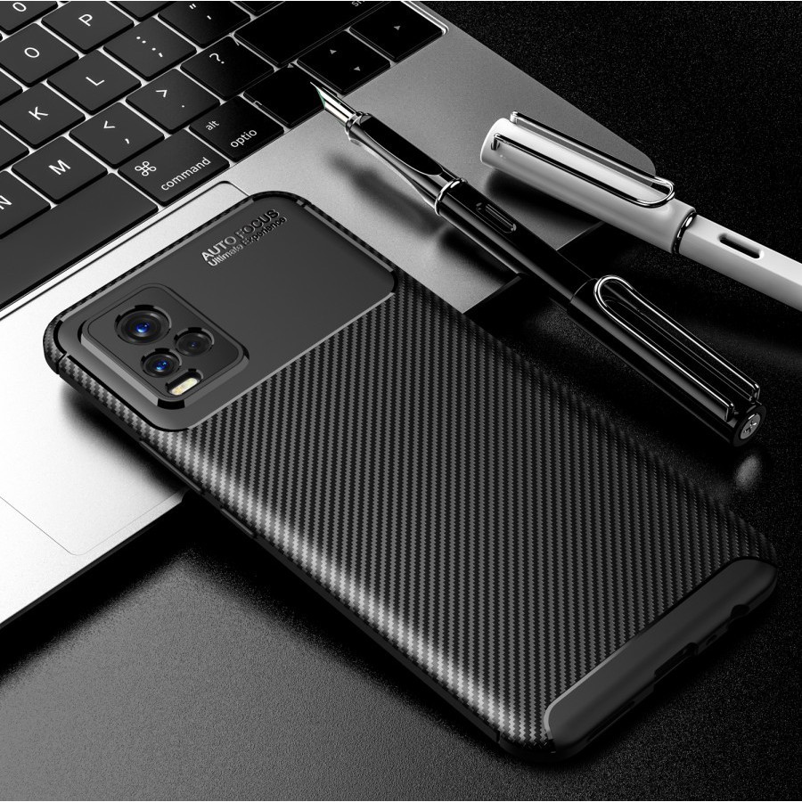 VIVO V25 PRO / V23 5G / V23e / V20 / V20 SE / V21 4G / 5G SOFT CASE FOCUS CARBON ORIGINAL