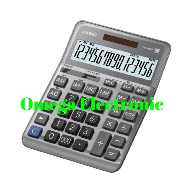 

Casio DM-1600F - Calculator Desktop Kalkulator Meja Kantro DM 1600F