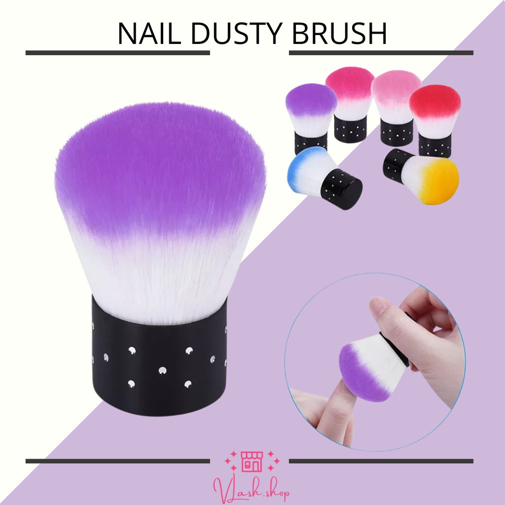 NAIL DUSTY BRUSH - KUAS DEBU KUKU