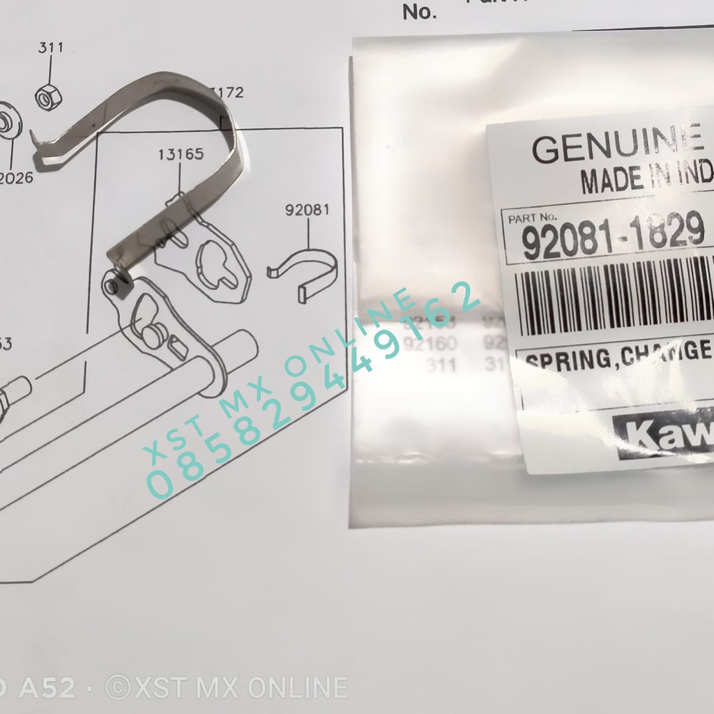 per seng perseneling klx 150
