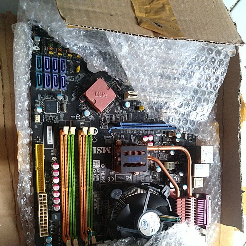 MOTHERBOARD LGA 775 MSI P45 NEO3 DDR2 G31 BARANG LANGKA