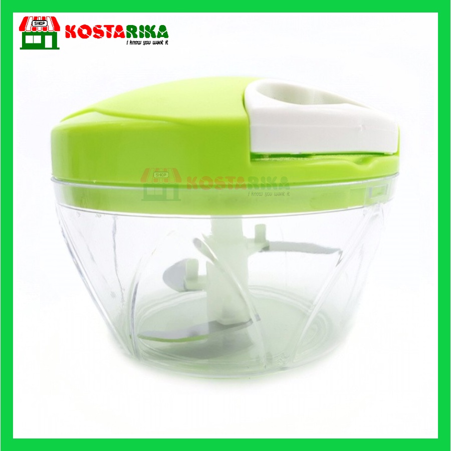 KOSTARIKA Speedy Chooper Blender Tarik Manual Pemotong Daging Bawang Buah dan Sayuran YG 708