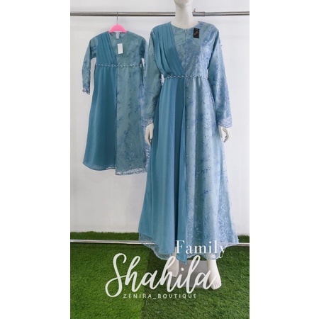 SHAHILA DRESS brokat remaja / baju pesta / gamis kondangan / wisuda / bridesmaids tersedia ukuran kecil hingga jumbo