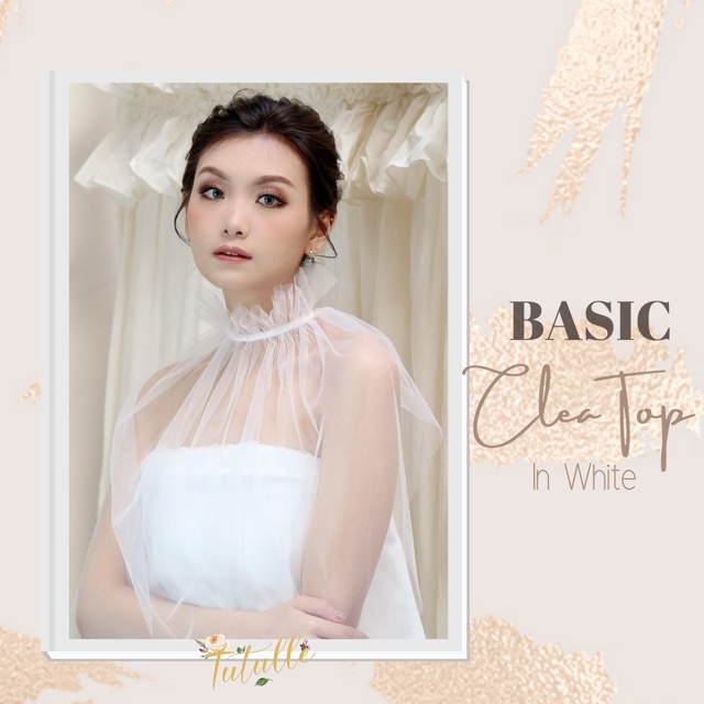 𝙏𝙪𝙩𝙪𝙡𝙡𝙚 Clea Top Ruffle Makeup