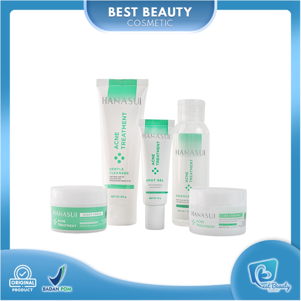 ★ BB ★ HANASUI Acne Treatment Day Cream - Night Cream - Toner - Cleanser - Spot Gel - Skin Care