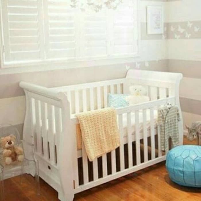 Box bayi kayu jati Duco