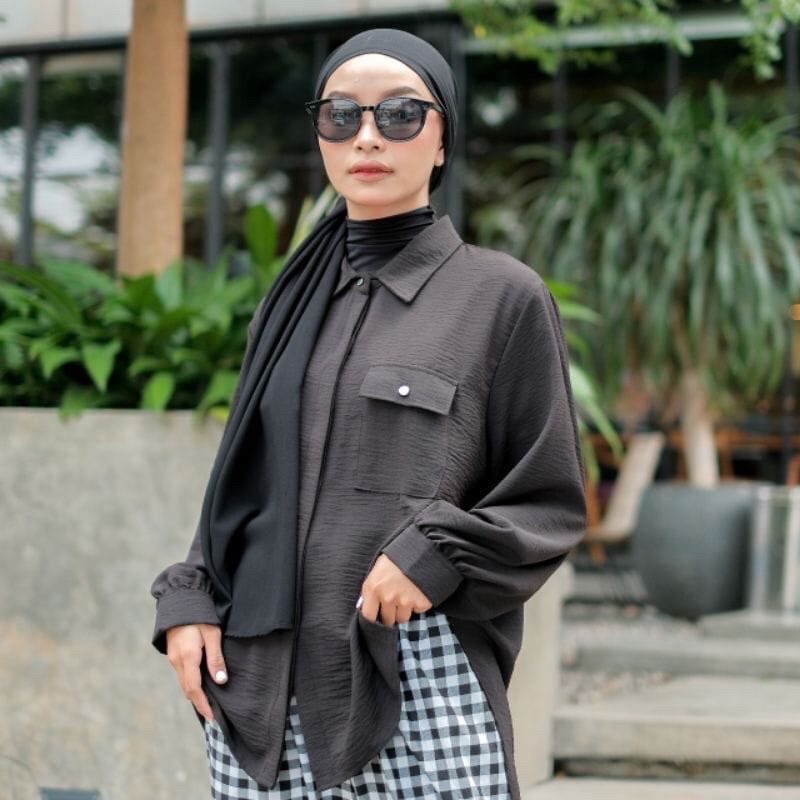 JENNY BLOUSE CRINKLE AIRFLOW / BLOUSE FORMAL WANITA