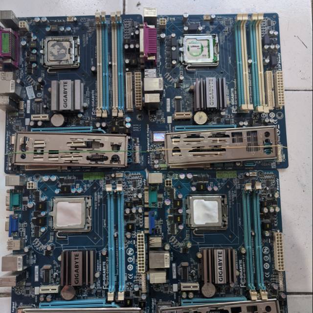 mobo gigabyte G41 ddr3 socket 775 bergaransi