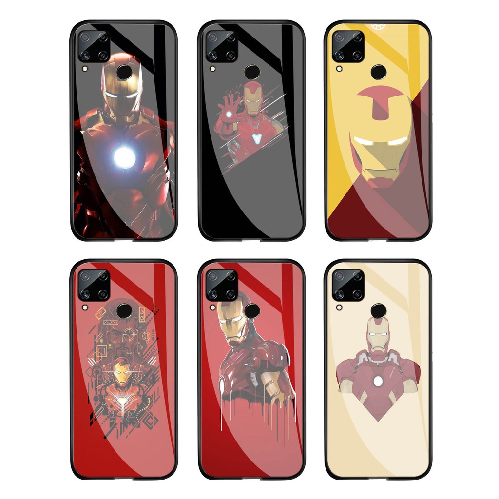 Softcase Glass REALME C15  - [SC195] - Case REALME C15 - Softcase REALME C15  - Case kaca REALME C15