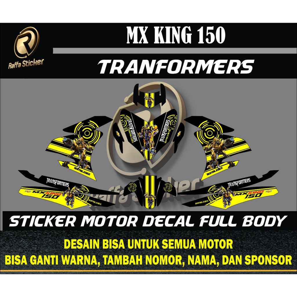 decal jupiter mx king 150 decal mx king 150 stiker jupiter mx king 150 stiker mx king 150 transFomer