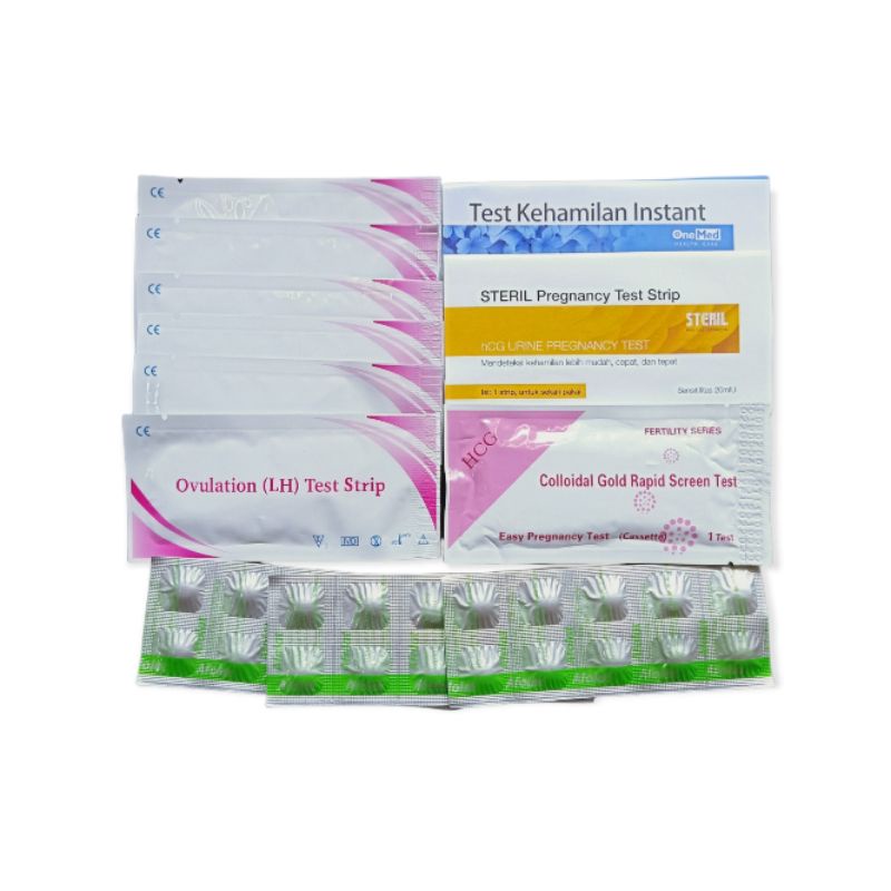 Ovulation LH Test Strip 7pcs ~ Test Hamil 3pcs ~ Afolat 3 strip