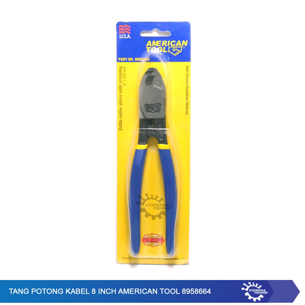 Tang Potong Kabel 8 Inch American Tool 8958664