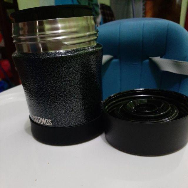 Thermos Food Jar Vacuum Insulated - H Black 500ml (jbm-500wk-htb)