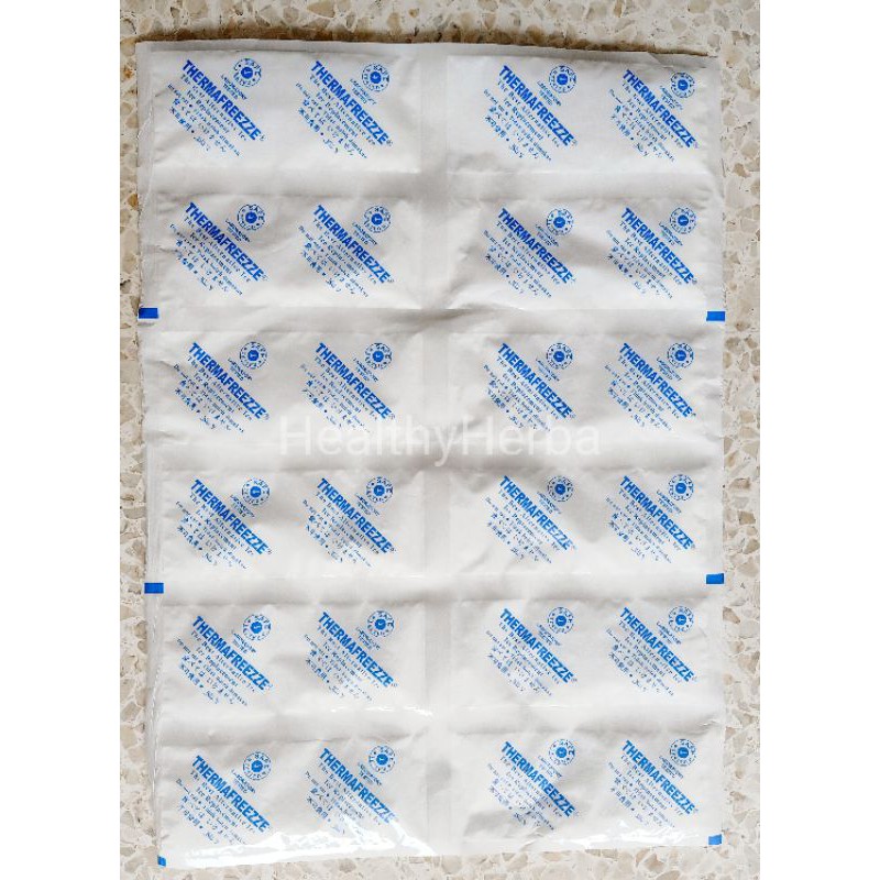 Ice gel pack thermafreeze ( isi 12pcs ) es gel pendingin makanan beku ice cream