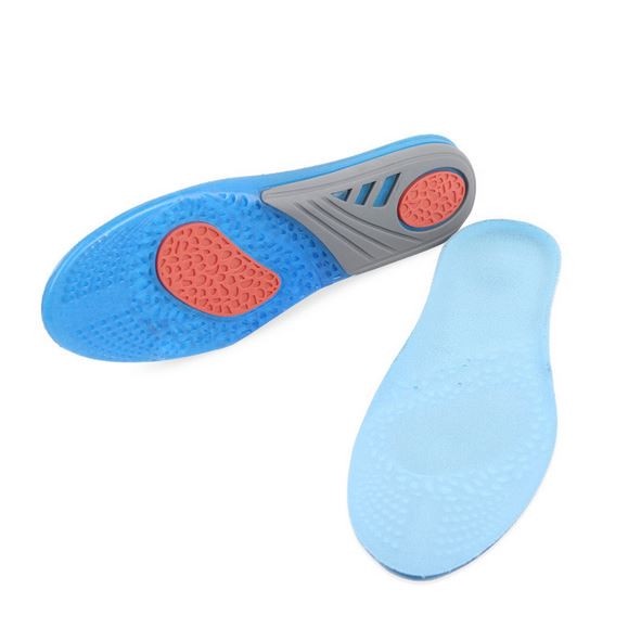 Insole Silikon Gel Breathable Lembut Shock Absorb Alas Kaki Silicone Empuk