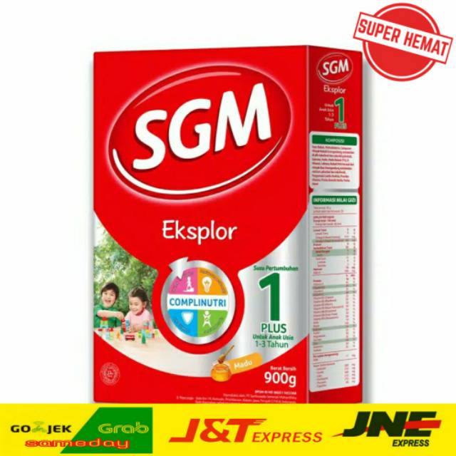 

SGM EXPLOR 900gr 1+/3+/5+ VANILA, MADU, COKLAT/SGM ANANDA BAYI