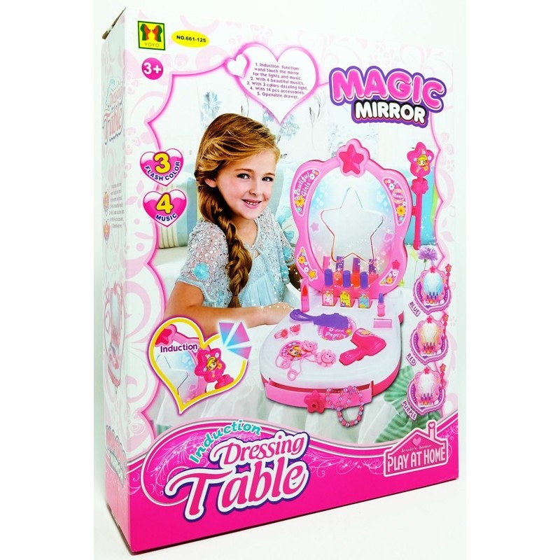 mwn.toys Mainan Meja Rias Anak Dressing Table Magic Mirror/ Beauty Play Set