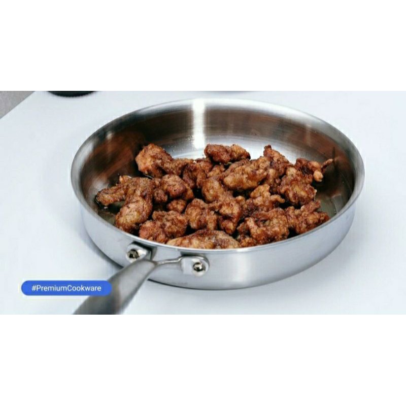 Solide Frying Pan 24 Fiamma Cookware Stainless Steel Cookware