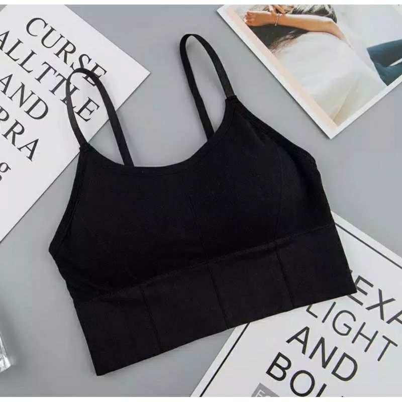 SPORT BRA WANITA / MINISET BUSA 646/KEMBEN POLOS BAHAN RAJUT/BRA BRALETTE BUSA TIPIS BAHAN RAJUT