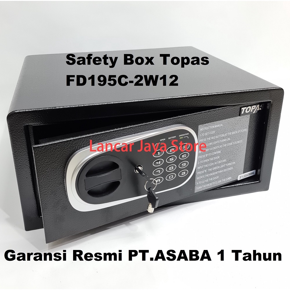 Brankas Digital Topas FD195C Deposite Box/Safety Box Topas FD195C