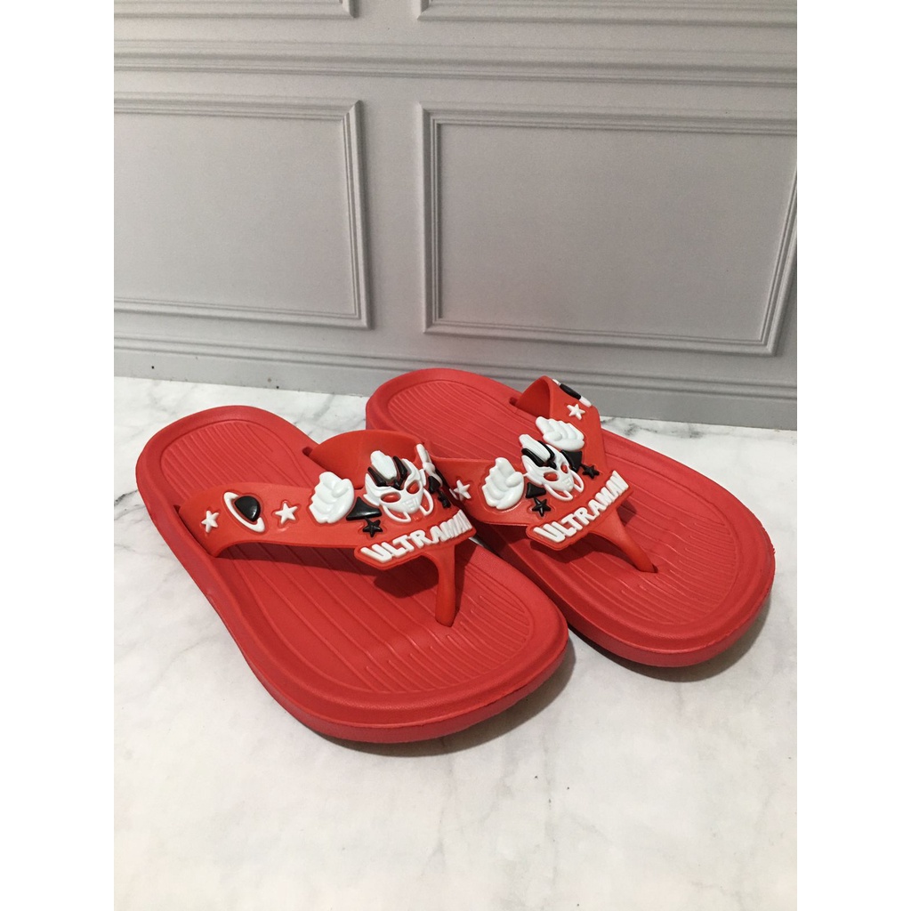 TJ-327-1 Sandal Jepit Anak Laki Laki Cowok Motif Ultraman Merek Fuhaha Size 30-35