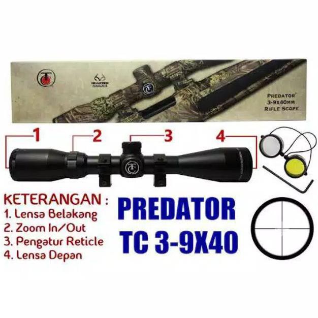 TELESKOP PREDATOR THOMPSON TC 3-9X40 Telescope