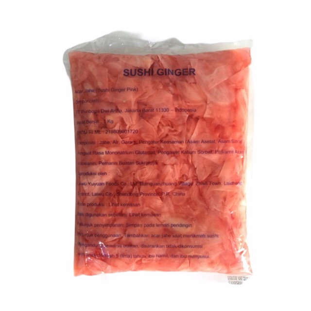 

Sushi gari pink 1kg