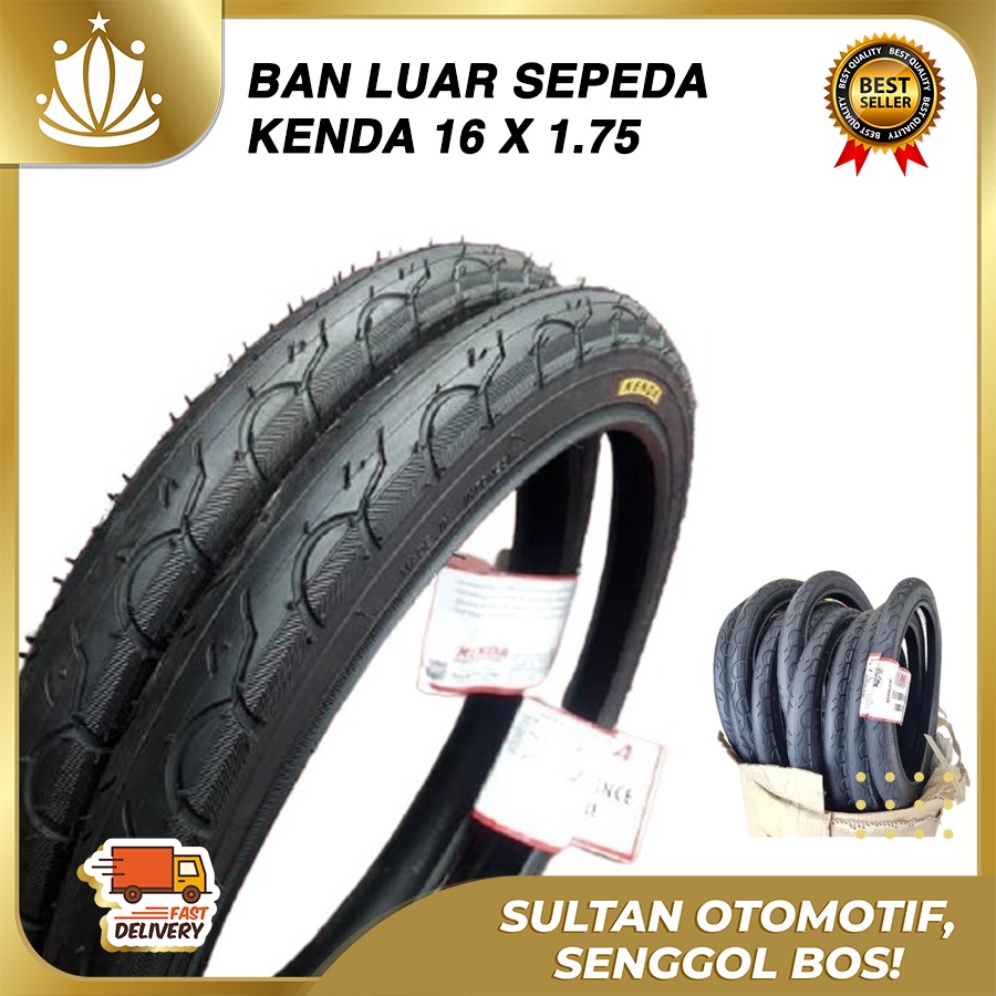 Ban Luar KENDA 16 x 1.75 Ban Sepeda lipat 16&quot; ertro 305