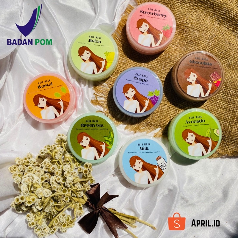 MASKER RAMBUT BPOM | HAIR MASK | MASKER RAMBUT ALA SALON | MASKER RAMBUT 50 GR